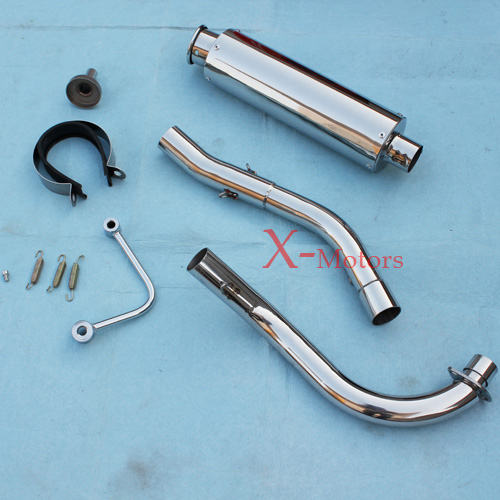 Honda Z50 Exhaust Pipe-Racing Exhaust Muffler for Honda Monkey Z50 Z50R stainless exhaust with silencer