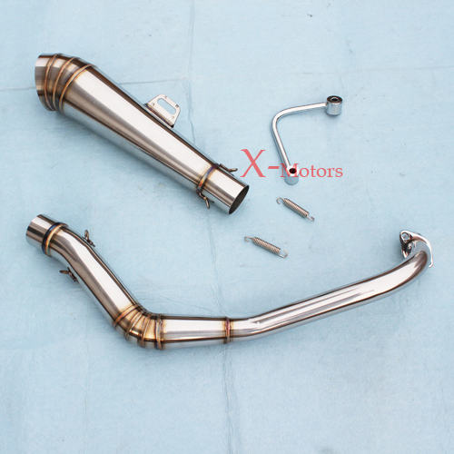 Honda Monkey Z50 Exhaust Pipe-New Racing Exhaust Muffler Honda Monkey Bike Z50 Z50A Monkey stainless exhaust 