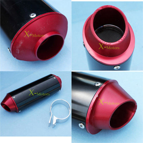 Pit Bike Exhaust Head-Exhaust CNC Alloy Muffler 110cc 125cc 140cc 150cc CRF SDG SSR KLX PIT Dirt bike